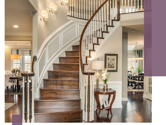 Изготовление лестниц под ключ в Мегионе — металлокаркас и отделка