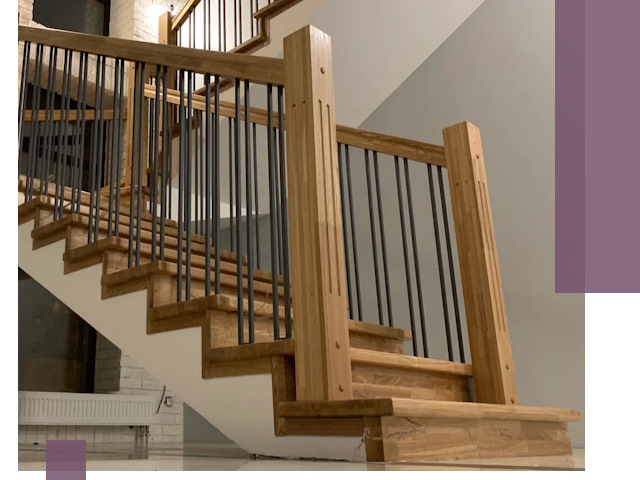 Реставрация деревянных и металлических лестниц в Мегионе