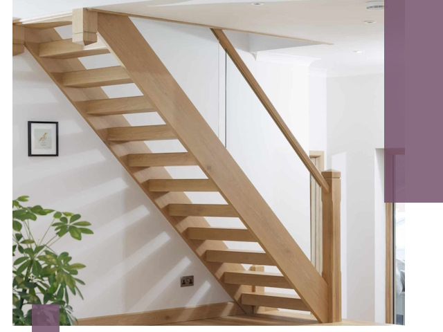 Изготовление деревянных лестниц под ключ в Мегионе для дома