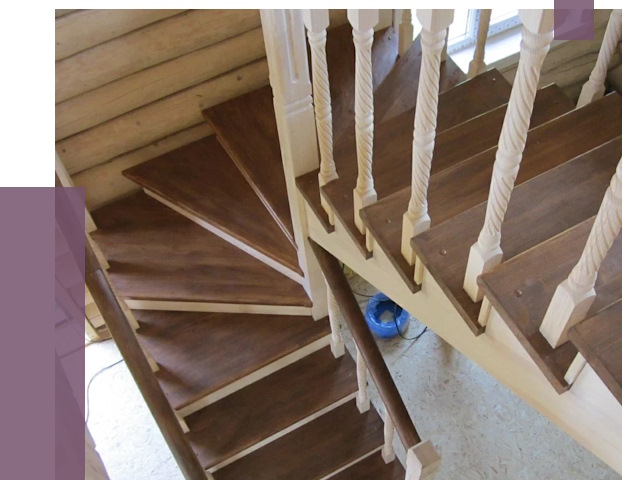 Реставрация деревянных лестниц в Мегионе от 4379 руб.