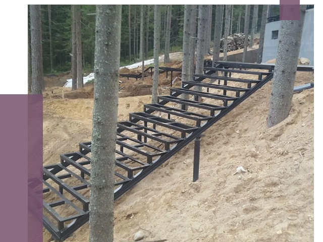 Монтаж металлических лестниц в Мегионе от 13813 руб. 