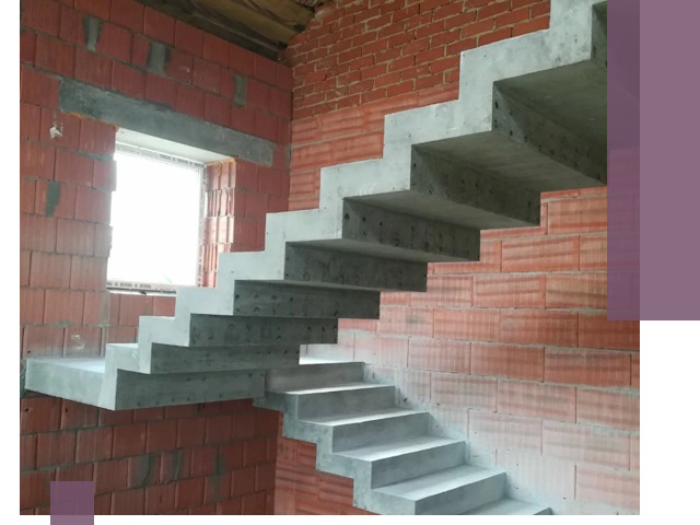 Бетонные лестницы под ключ в Мегионе: монтаж, демонтаж, ремонт