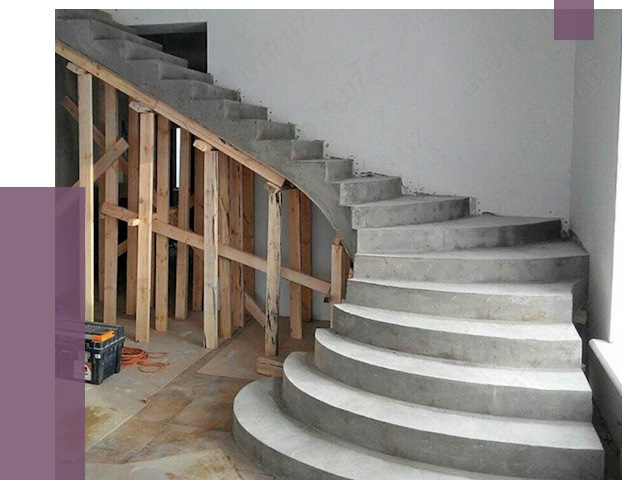Изготовление бетонных лестниц под ключ в Мегионе от 20329 руб. | ПРОЛЁТ-Мго