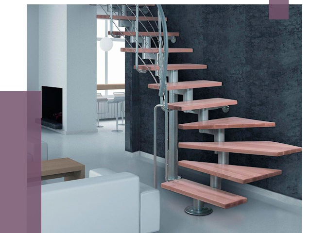 Модульные лестницы в Мегионе от 17201 руб. — купить в ПРОЛЁТ-Мго