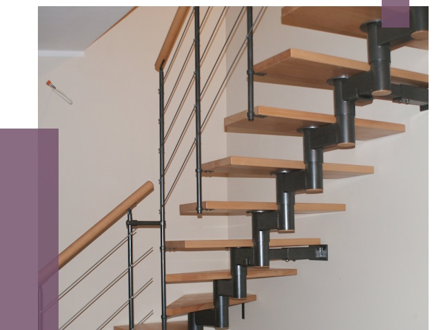 Изготовление модульных лестниц в Мегионе от 11728 руб. 