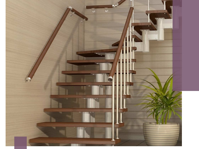 Изготовление модульных лестниц под ключ в Мегионе