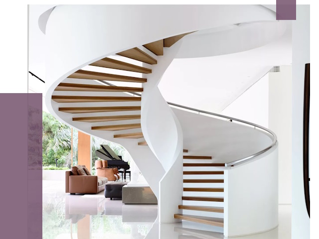 Винтовые лестницы в Мегионе под ключ от 49519 руб. | ПРОЛЁТ-Мго