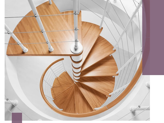 Изготовление винтовых лестниц под ключ в Мегионе