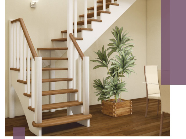 Г-образные лестницы под ключ в Мегионе — изготовление и монтаж