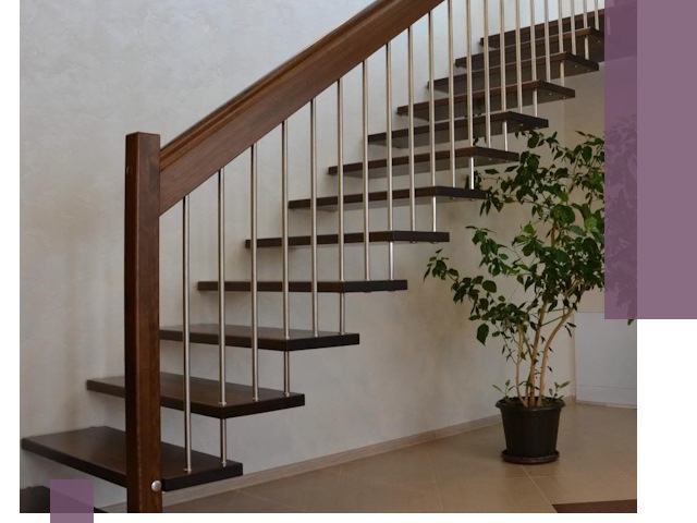 Лестницы на больцах под ключ в Мегионе – изготовление и монтаж