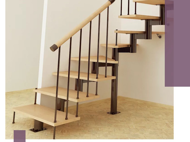 Монтаж лестниц на больцах в Мегионе — быстро и надежно