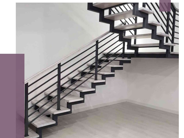 Лестницы на металлокаркасе под ключ в Мегионе от 13031 руб. | ПРОЛЁТ-Мго