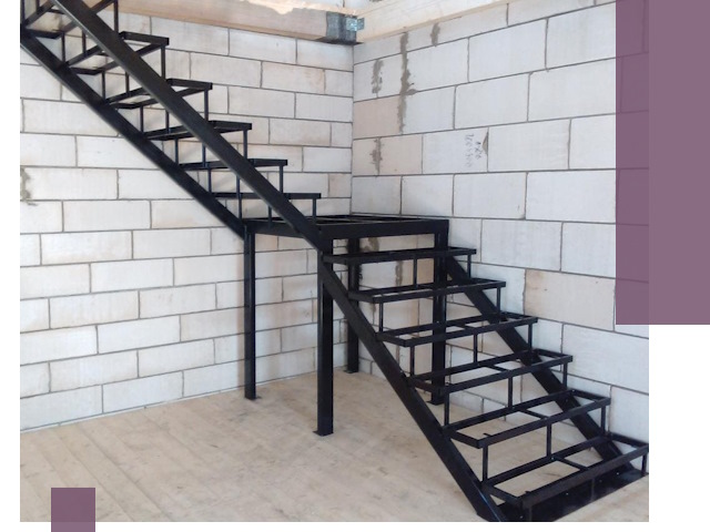 Лестницы на металлокаркасе под ключ в Мегионе — изготовление и монтаж