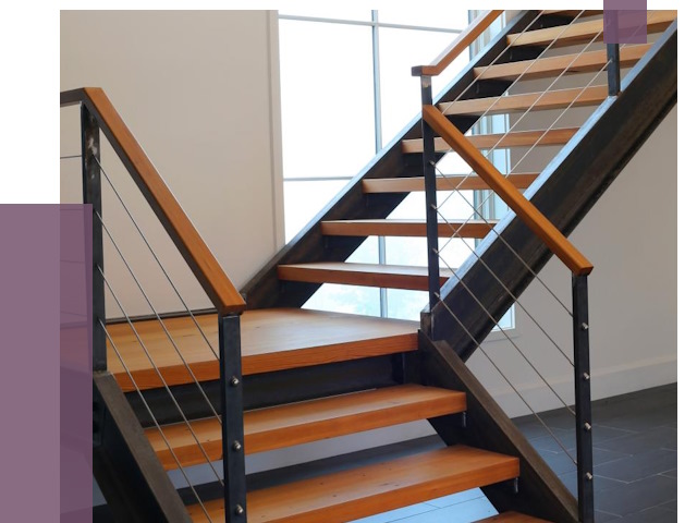 Изготовление лестниц на металлокаркасе в Мегионе от 19286 руб. | ПРОЛЁТ-Мго