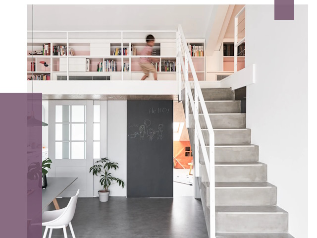 Лестницы для двухуровневой квартиры в Мегионе от 179831 руб. | ПРОЛЁТ-Мго