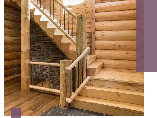 Лестницы в баню под заказ и профессиональный монтаж в Мегионе