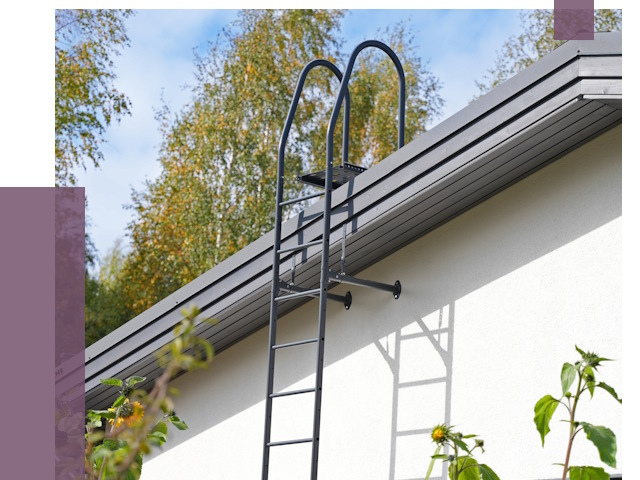 Лестницы на крышу в Мегионе от 19495 руб. — монтаж и монтаж ПРОЛЁТ-Мго