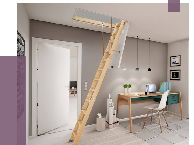 Чердачные лестницы в Мегионе — от 14856 руб. | ПРОЛЁТ-Мго
