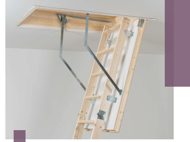 Установка чердачной лестницы под ключ в Мегионе