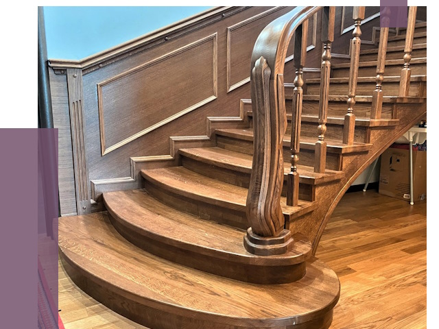 Дубовые лестницы под ключ в Мегионе от 179831 руб. — ПРОЛЁТ-Мго