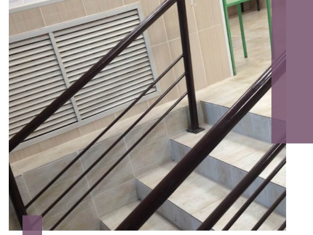 Изготовление перил из металла под ключ в Мегионе