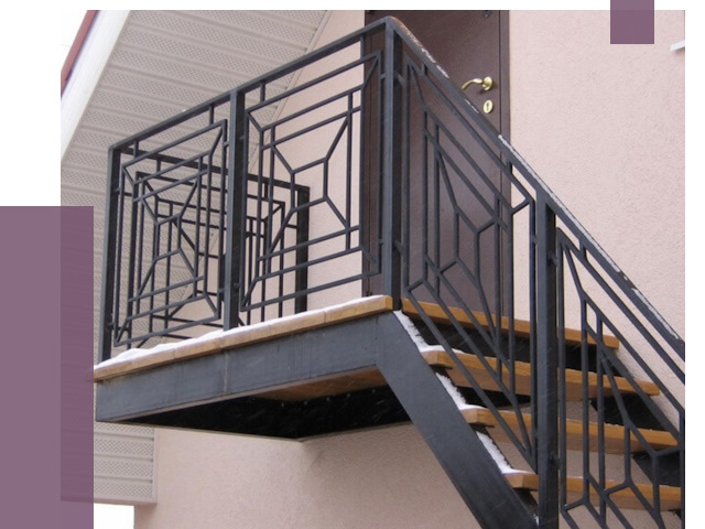 Металлические перила в Мегионе от 4379 руб.  | ПРОЛЁТ-Мго