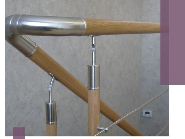 Комбинированные перила на заказ в Мегионе — монтаж и производство