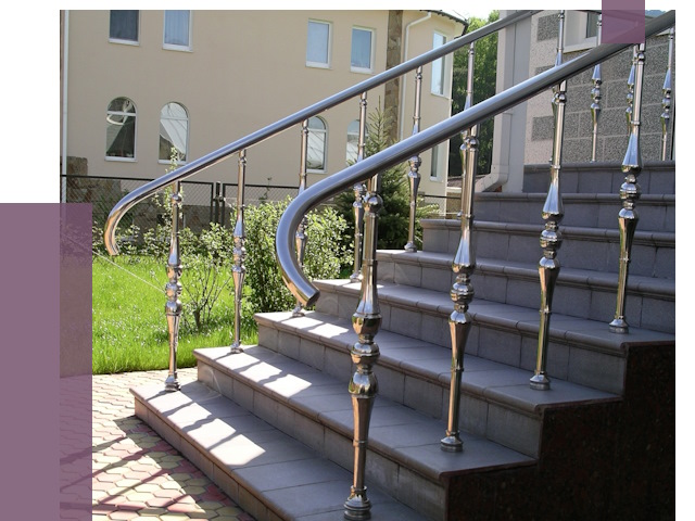 Перила для крыльца в Мегионе от 10946 руб. — монтаж ПРОЛЁТ-Мго