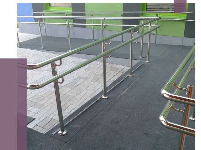 Ограждения пандусов в Мегионе от 4431 руб. монтаж | ПРОЛЁТ-Мго