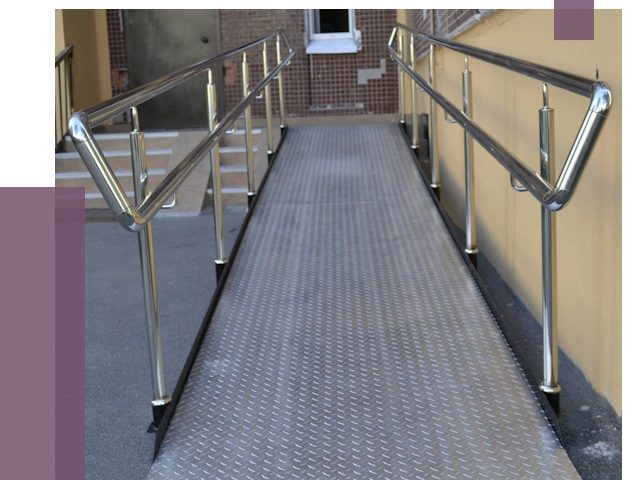 Пандусы в Мегионе от 12510 руб. — установка для инвалидов | ПРОЛЁТ-Мго