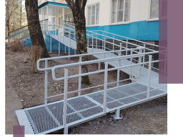 Пандусы под ключ в Мегионе: изготовление, монтаж и демонтаж