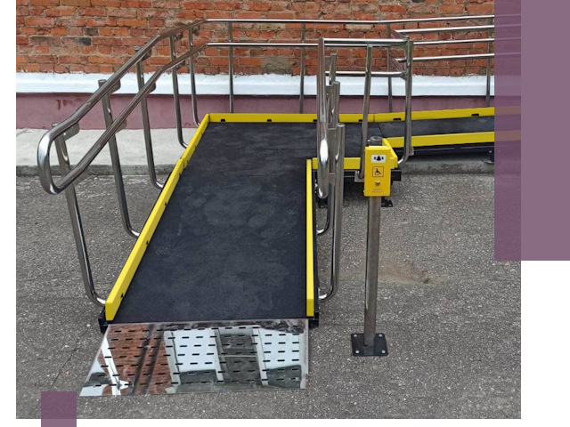 Изготовление наклонных пандусов для инвалидов в Мегионе