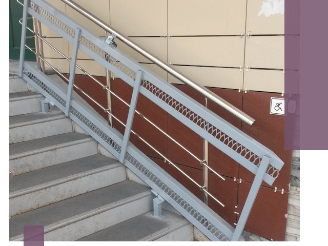 Изготовление откидных пандусов под ключ в Мегионе