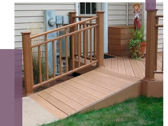 Пандус на крыльцо в Мегионе под ключ от 7923 руб.