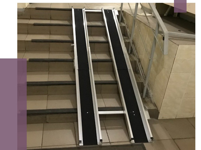 Установка пандуса в подъезд в Мегионе от 8132 руб. под ключ | ПРОЛЁТ-Мго