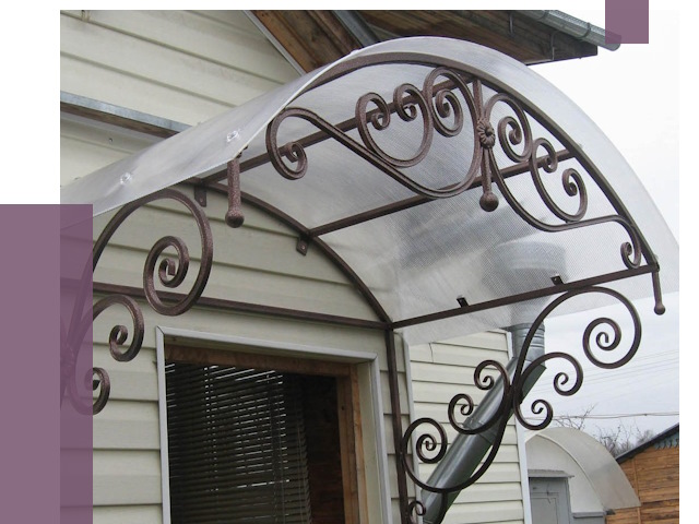 Изготовление козырьков в Мегионе от 7506 руб. — заказать | ПРОЛЁТ-Мго