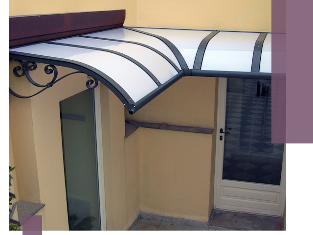 Монтаж козырьков любой сложности в Мегионе под ключ