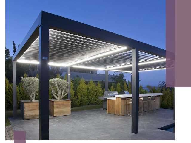 Навесы отдельно стоящие под ключ в Мегионе из металла и поликарбоната