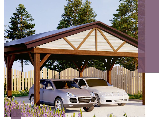 Навесы для автомобиля в Мегионе — изготовление и монтаж