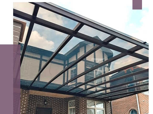 Навесы из поликарбоната в Мегионе от 8778 руб. под ключ — ПРОЛЁТ-Мго