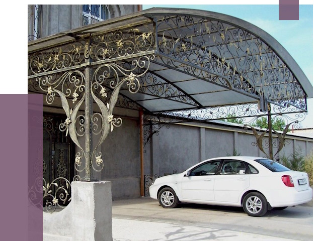 Кованые навесы в Мегионе от 14856 руб. | ПРОЛЁТ-Мго