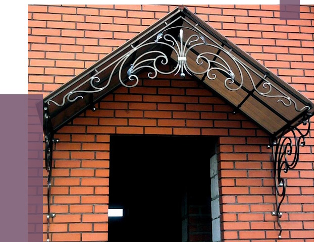 Металлические козырьки в Мегионе от 10894 руб. 