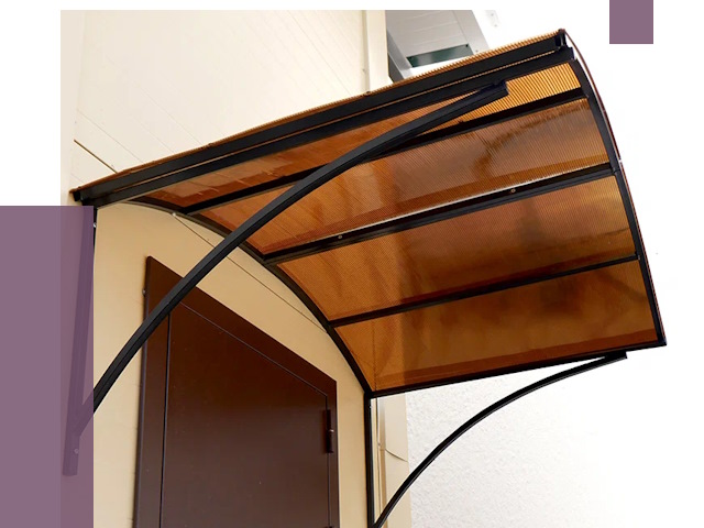 Недорогие козырьки в Мегионе от 7735 руб.  | ПРОЛЁТ-Мго