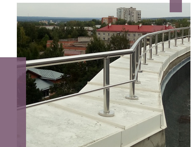 Парапеты и ограждения кровли в Мегионе от 5056 руб. 