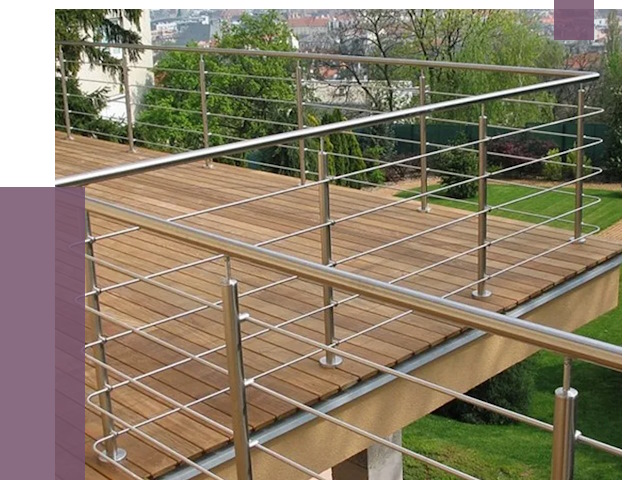 Алюминиевые парапеты в Мегионе под ключ от 7923 руб. 