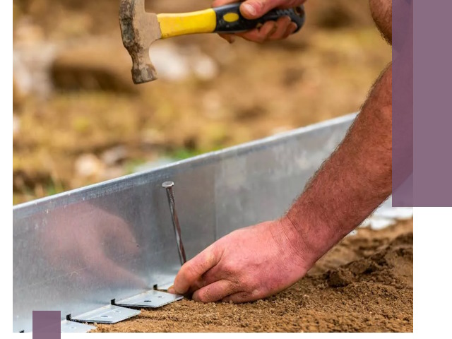 Монтаж металлических бордюров в Мегионе быстро и качественно