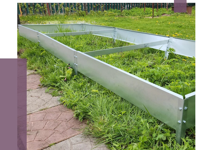 Металлические бордюры для грядок в Мегионе от 1824 руб.