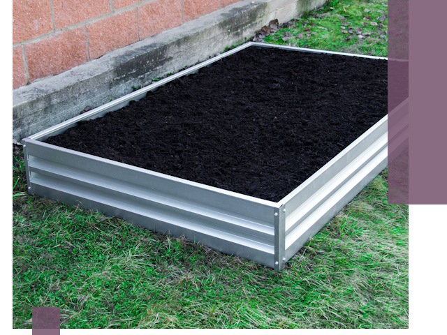 Металлические бордюры для грядок в Мегионе: прочность и аккуратность