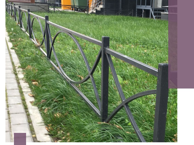 Газонные ограждения из металла в Мегионе — монтаж и продажа
