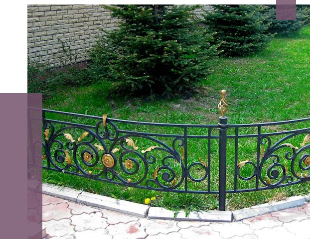 Кованые газонные ограждения в Мегионе от 7767 руб. — ПРОЛЁТ-Мго